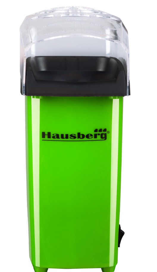 Aparat Popcorn, Hausberg HB910VR 1000 w, jet aer cald, premium, verde