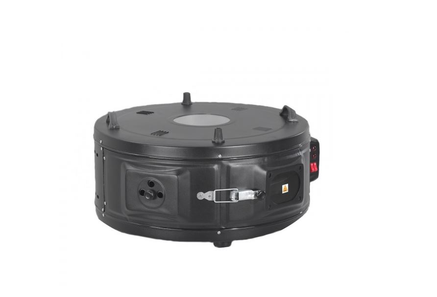 Cuptor rotund Negru, putere 1400W, diametru 55 cm Zilan ZLN8924