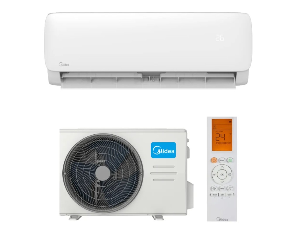 Midea Aparat de aer conditionat Midea Xtreme Fresh MSAGBU-12HRFN8-MOX133-12HFN8 Inverter 12000 BTU, Wi-fi, Gear Shift, filtrare dubla si lampa UV,