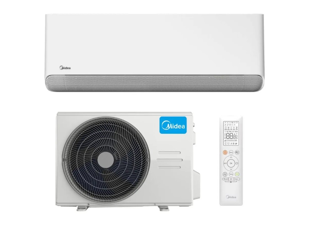 Midea Aparat de aer conditionat Midea Breezeless E CB1-12HRFN8-CB1-12HFNX Inverter 12000 BTU, Wi-fi, TwinFlap, Cool Flash Plus, Heat Flash, tehnologie OTA,