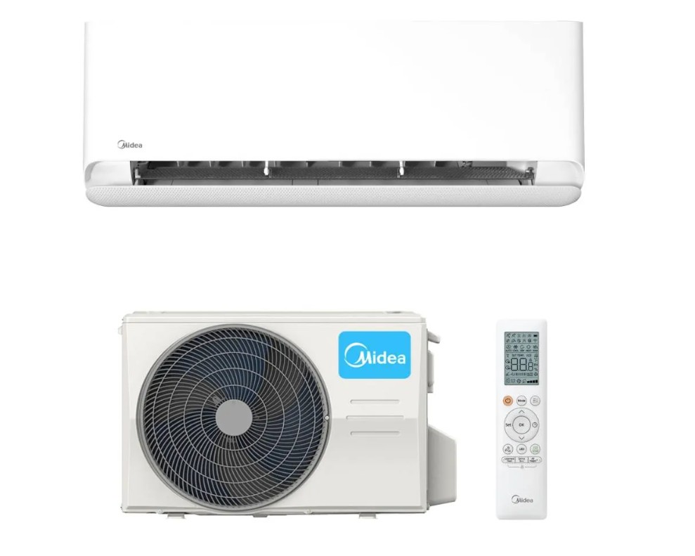 Midea Aparat de aer conditionat Midea Breezeless E CB1-24HRFN8-MX4-24RD1-CB Inverter 24000 BTU, Wi-Fi, algoritm optimizare consum electric, Air Magic+