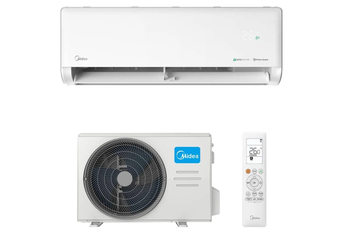 Midea Aparat de aer conditionat Midea Solunar Lite MGPXV-18RD0-MGPXV-18RD0 Inverter 18000 BTU, Wi-Fi, AI EcoMaster, mod silentios, 56°C-Clean, Prime Guard