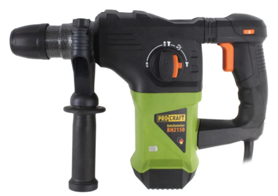 Ciocan Rotopercutor Procraft BH2150, 4.5J, 2150 W, 850 rpm, Variator turatie, 4200 bpm, Model 2020