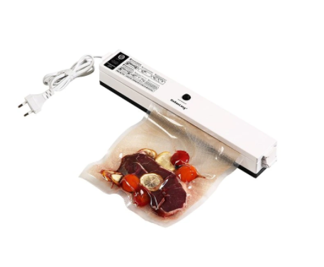 Aparat pentru vidat , Latime maxima 29.5cm, Viteza de vidare 2.5L/min, Grad de vidare 430mmHg, Alb