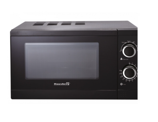 microunde Cuptor cu microunde Hausberg HB-8005NG, 20 L, 700 W, Mecanic, Negru
