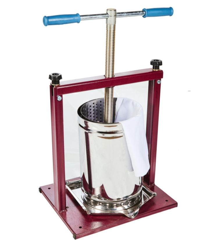 Teasc / Presa pentru struguri din Inox 15L, VILEN, cu golire rapida