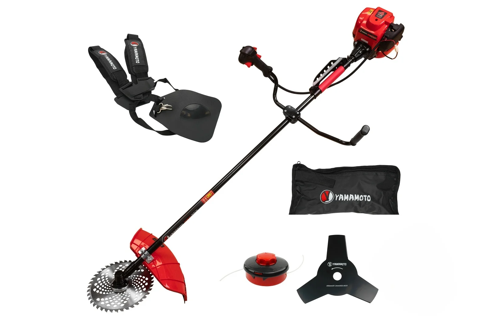 maşină de tuns iarbă pe benzină brico depot Motocoasă pe benzină YAMAMOTO YM35X, 4 T , 5.6 CP, 52C