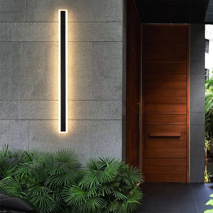 Wall Light Fixtures Aplica LED de Exterior Suha, 24W IP65, Metal, Negru