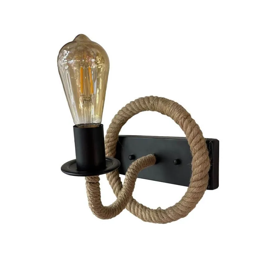 Wall Light Fixtures Aplica Yolanda 1x E27 Maro Negru