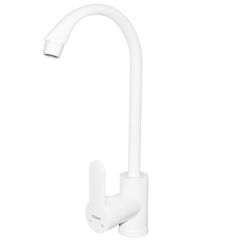 PLAMIX Baterie bucatarie din plastic PLAMIX Mario-011 White