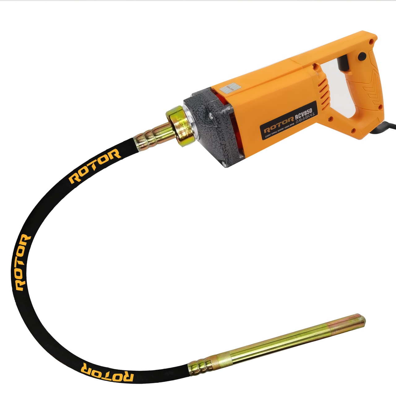 Vibrator de beton ROTOR RCV850 , 850 W , 5000 rpm, Lance de 1,5 M