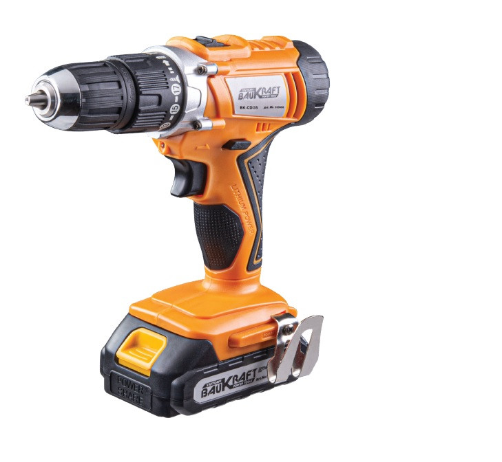 Baukraft Bormasina cu percutie 10mm 40Nm 18V 2Ah BK-CDI35 Set