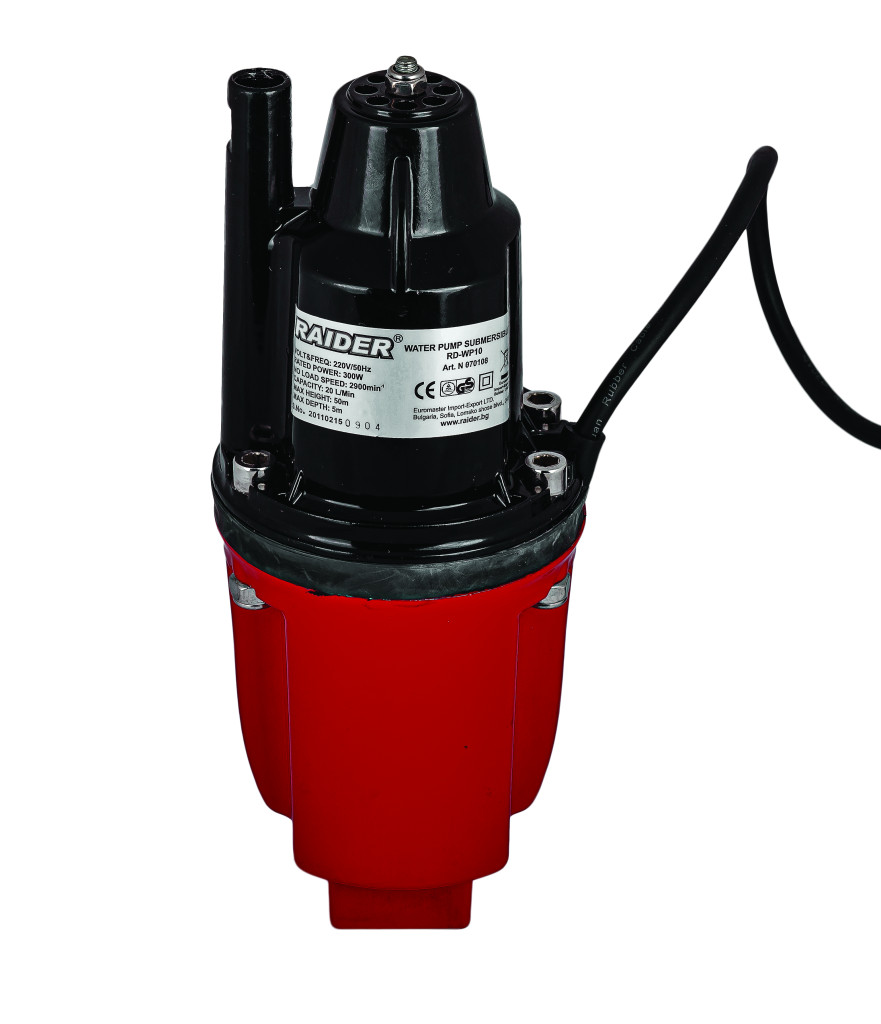 Raider Garden Tools Pompa de apa submersibila 300W 3/4" 18L/min 60m RD-WP18