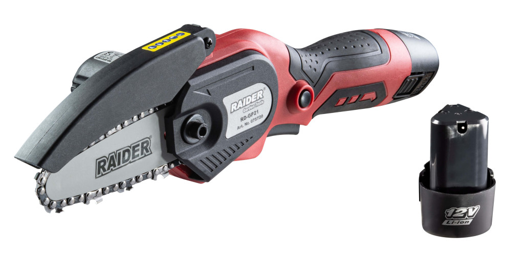 Chainsaws Mini fierastrau electric12V 100mm1/4".043" 2x2Ah RD-GP21 Set