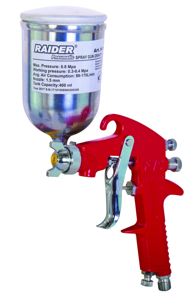 aparat de vopsit si zugravit Pistol de vopsit ø1.5mm 400ml RD-SG12