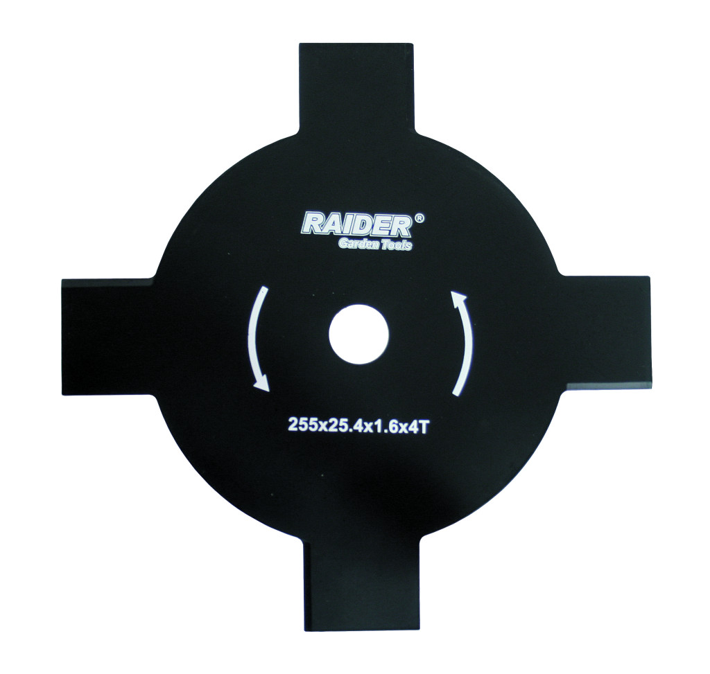 Weed Trimmer Accessories Lama metalica ø255x25.4 mm cu 4 dinti pentru motocoasa