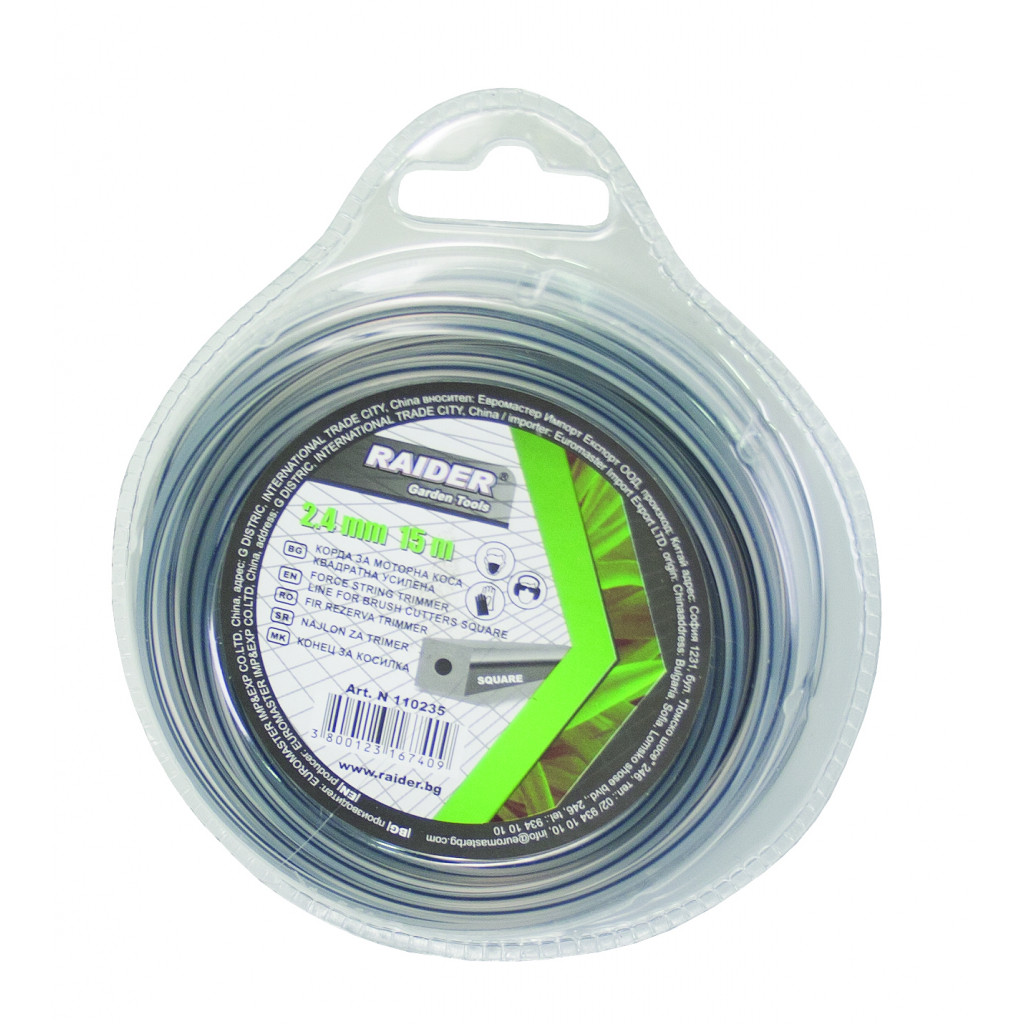 Raider Garden Tools Fir pentru motocoasa profil patrat 4.5mm х 5m