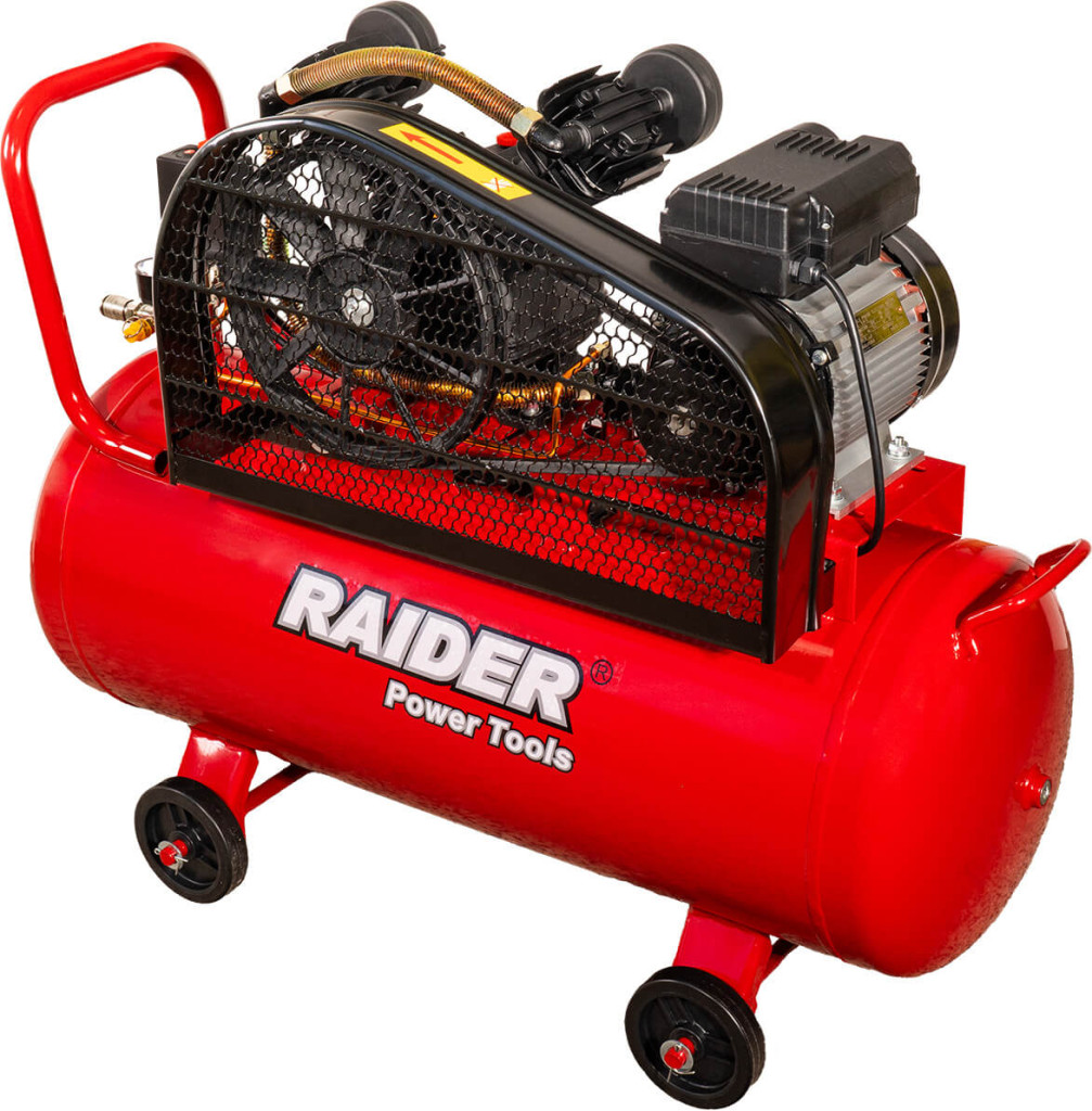 compresor aer auto Compresor aer pe curea 100l 1.5kW 170l/min 2pistoane RD-AC17