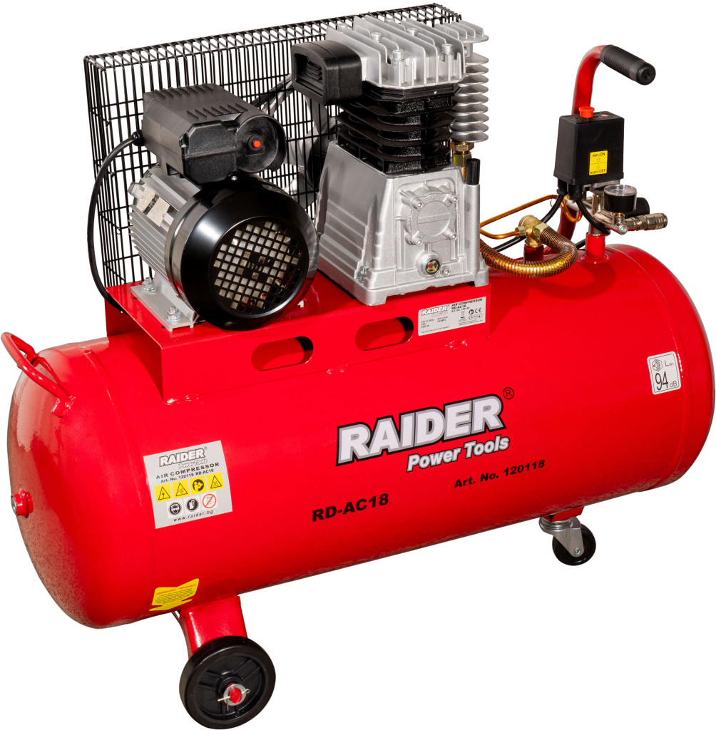 compresor aer auto Compresor aer pe curea 100l 2.2kW 320l/min 2pistoane RD-AC18