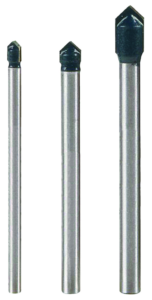 placi spc Burghie pentru sticla si ceramica 5-8 mm set 3 buc Raider