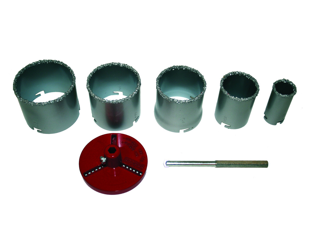 placi spc Set carote pentru placi ceramice 33-83mm