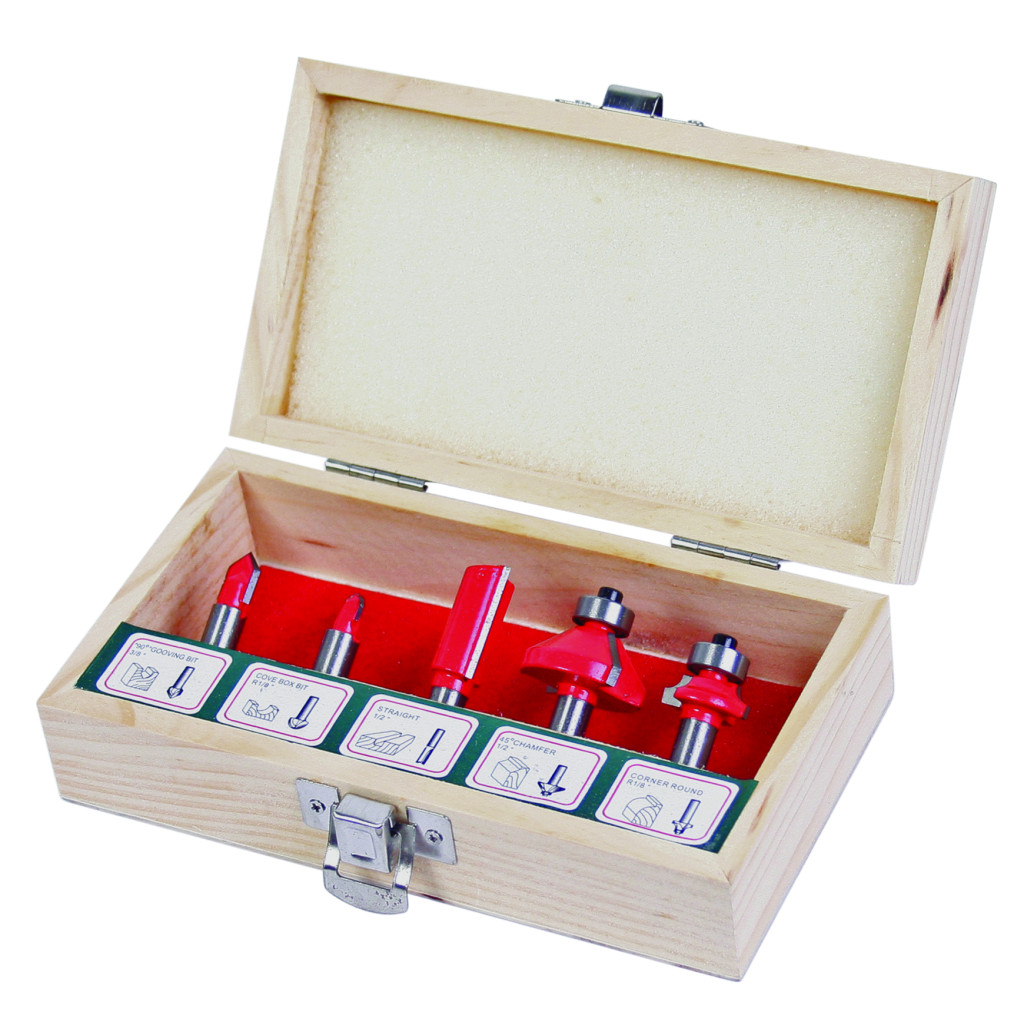 placi spc Freze profilate Router bits ø8mm set 5pcs Type B
