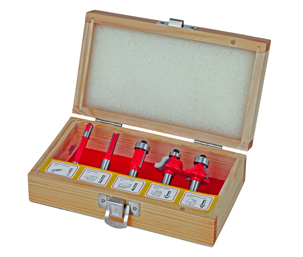 placi spc Freze profilate Router bits ø8mm set 5pcs Type C