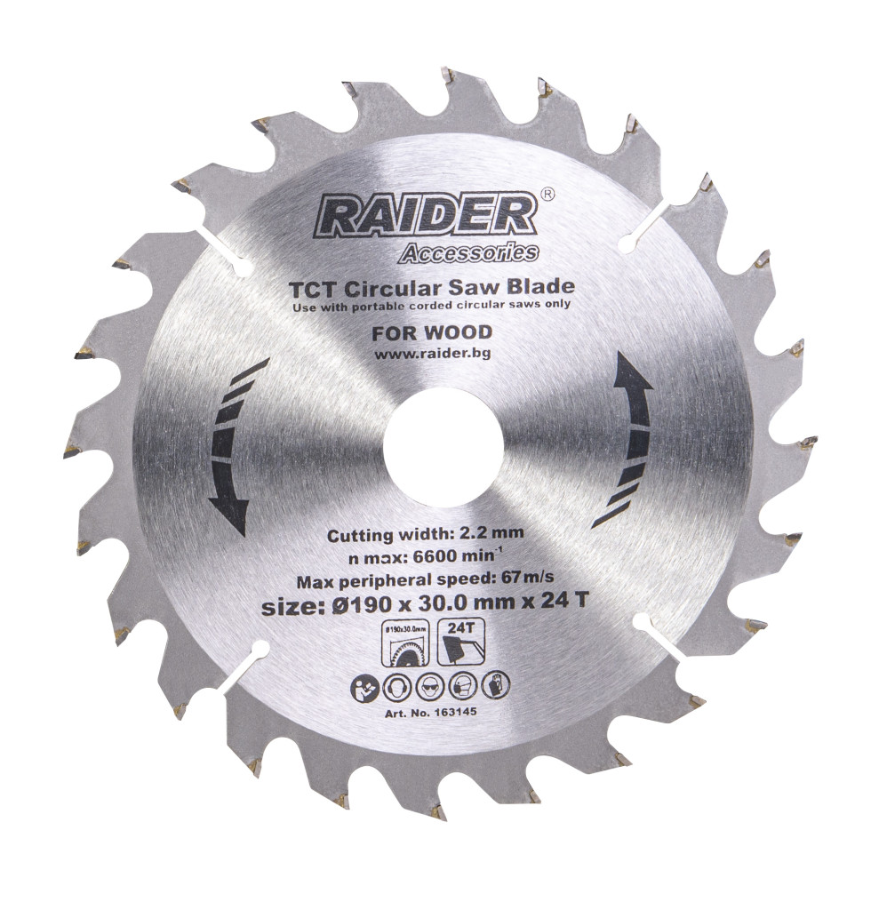 circular industrial Disc circular pentru lemn 190х24Тх30mm