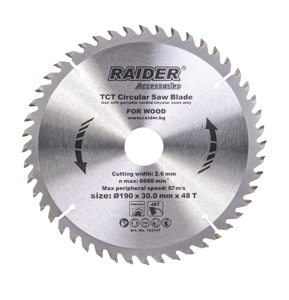 circular industrial Disc circular pentru lemn 190х48Тх30mm