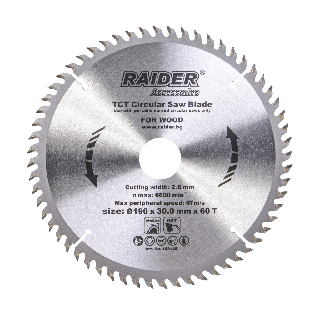 circular industrial Disc circular pentru lemn 190х60Тх30mm
