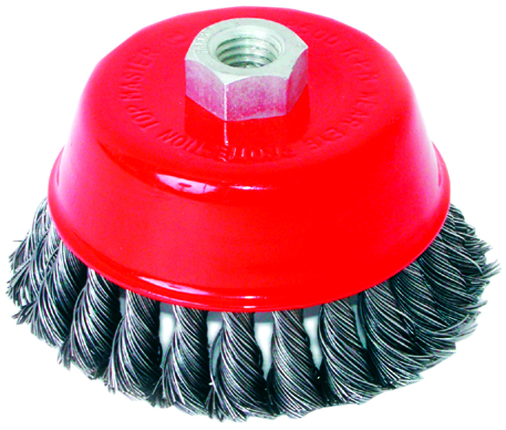 perie rotativa Perie sarma rotativa cu toroane, clopot 75mm
