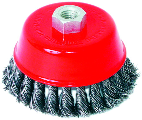 perie rotativa Perie sarma rotativa cu toroane, clopot 125mm