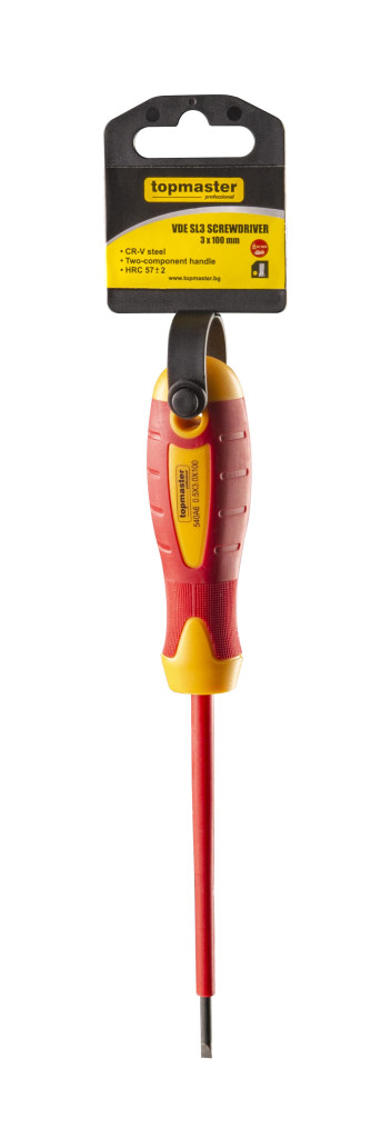 Top Master Pro Surubelnita dreapta izolata 1000V 3.0x100mm CR-V TMP