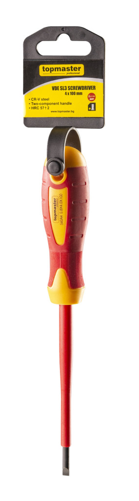Top Master Pro Surubelnita dreapta izolata 1000V 4.0x100mm CR-V TMP