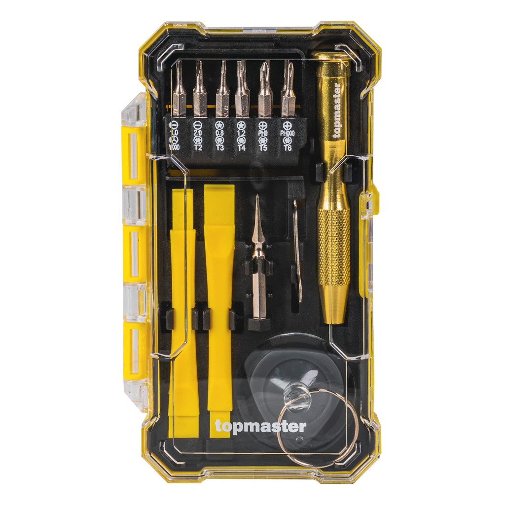 Top Master Pro Set de biți de precizie, 19 buc.