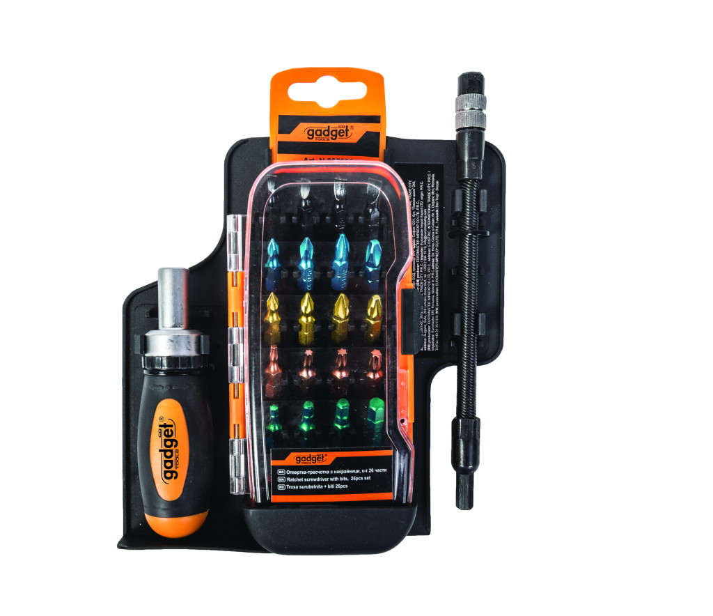 Gadget Set maner surubelnita cu clichet cu 26 biti GD