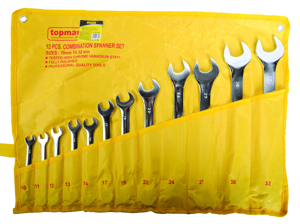 Top Master Pro Set 12 chei combinate sistem metric TMP