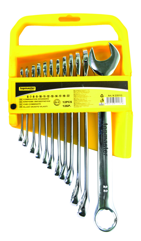 Top Master Pro Chei combinate set 12pcs 6-22mm CR-V TMP