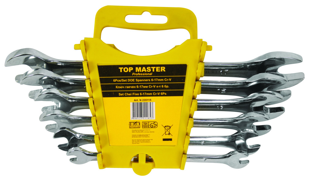 Top Master Pro Cheie fixa 6-17mm set 6pcs CR-V TMP