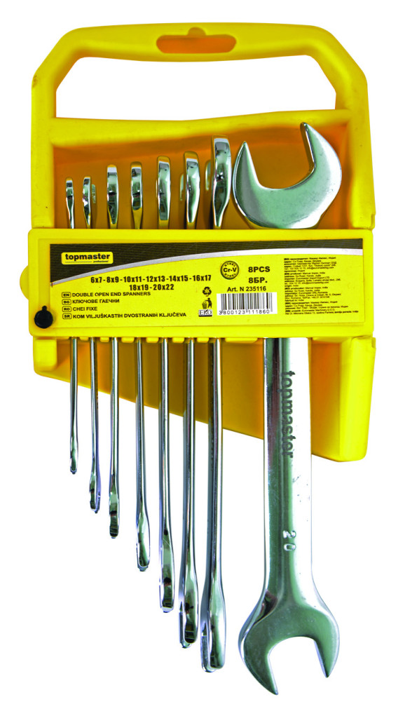 Top Master Pro Cheie fixa 6-22mm set 8pcs CR-V TMP