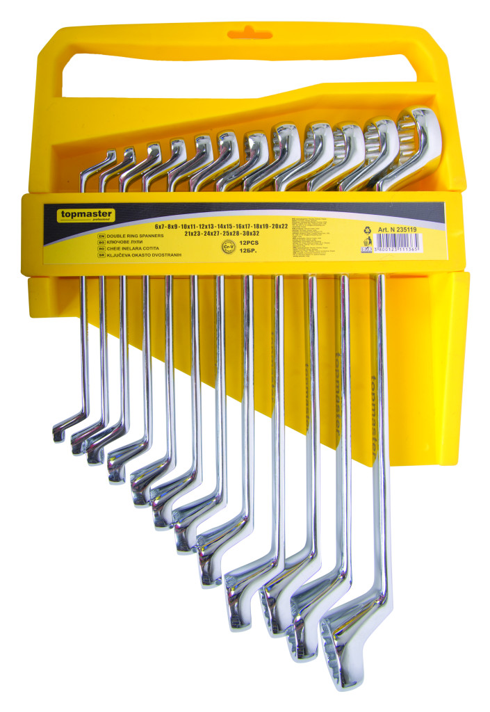 Top Master Pro Chei inelar cotite 6-32mm set 12pcs CR-V TMP