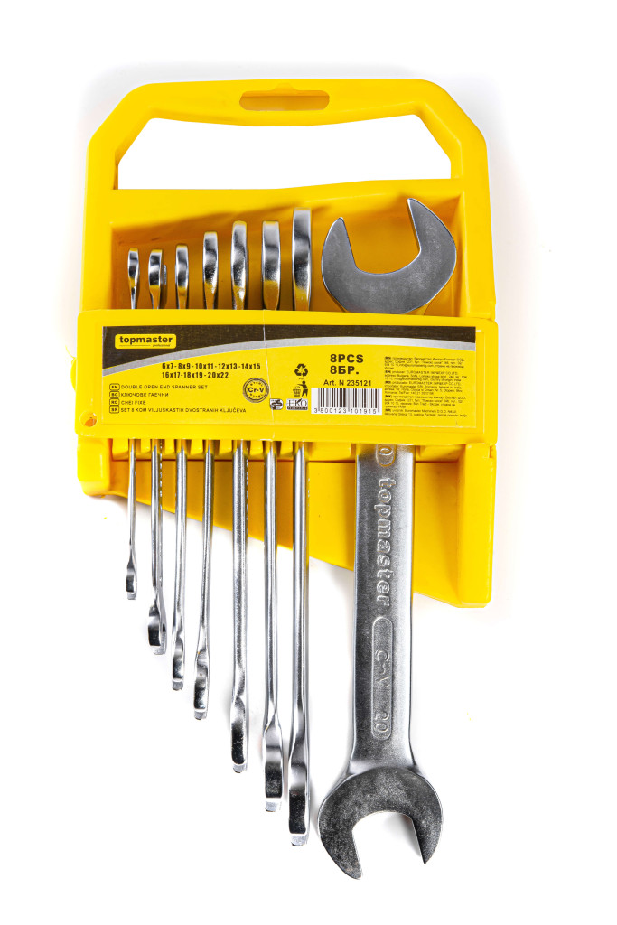 Top Master Pro Chei fixe 6-22mm set 8pcs CR-V PRESS TMP