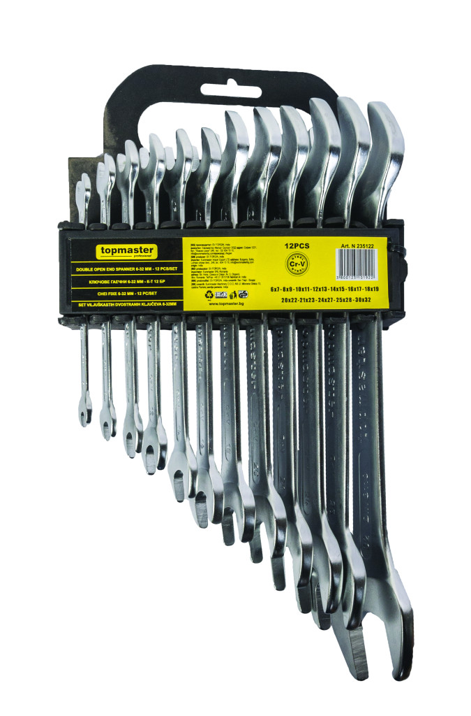 Top Master Pro Chei fixe 6-32mm set 12pcs CR-V PRESS TMP