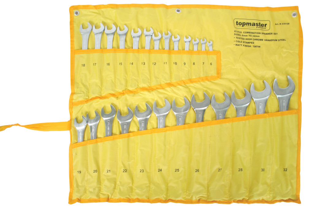 Top Master Pro Chei combinate 6-32mm set 25pcs CR-V PRESS TMP