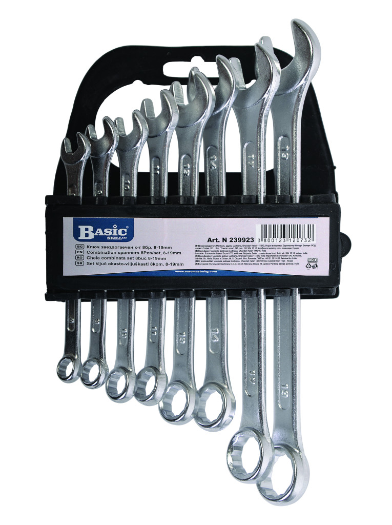 Basic Chei combinate set 8pcs 8-19mm BS