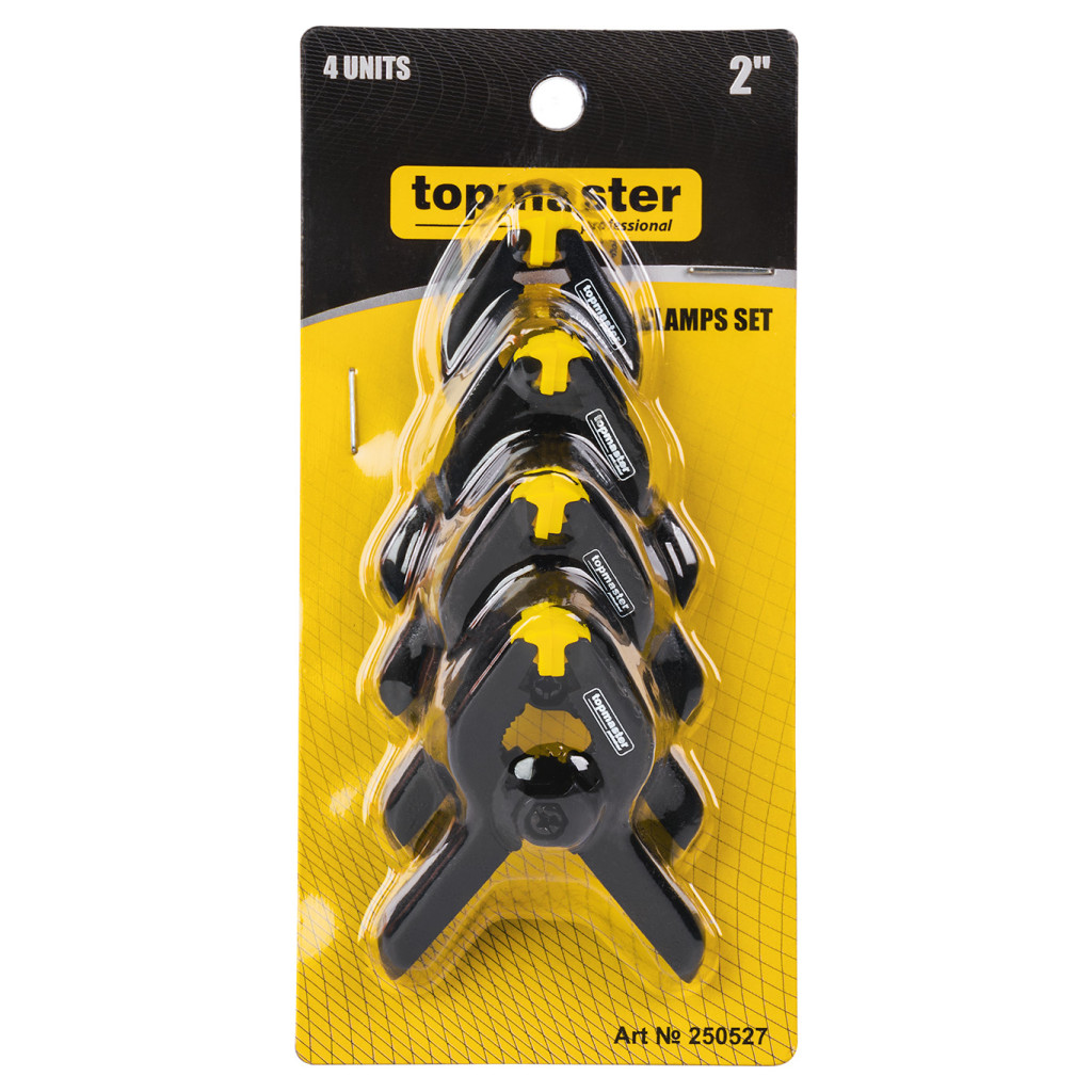 Top Master Pro Clema prindere lemn 2", 4 buc. TMP