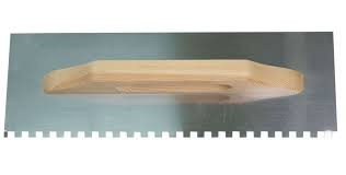 gletiera level 5 Gletiera maner lemn cu dinti 380x130mm TS