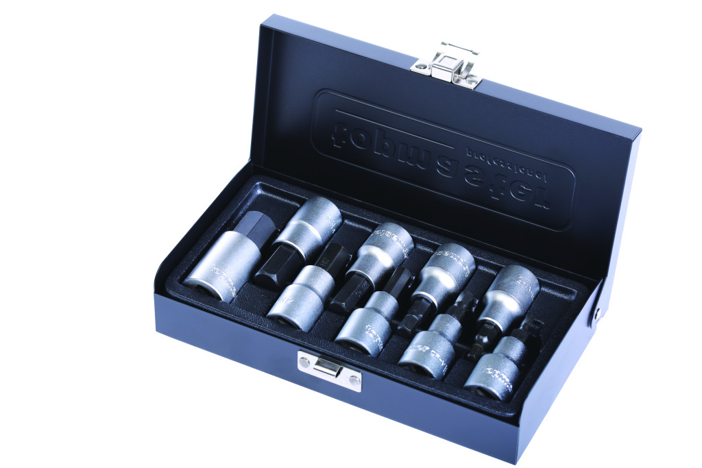 Top Master Pro Set tubulare cu biti 1/2" 4-17mm 9pcs CR-V TMP