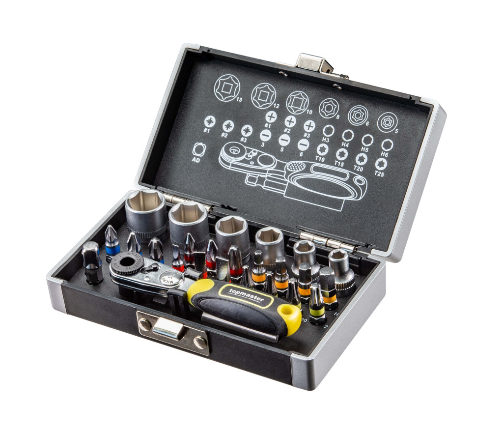 Top Master Pro Set 26 buc biti si tubulare ¼
