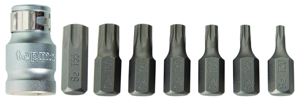 Top Master Pro Set biti torx Т20-Т55 set 8pcs S2 TMP